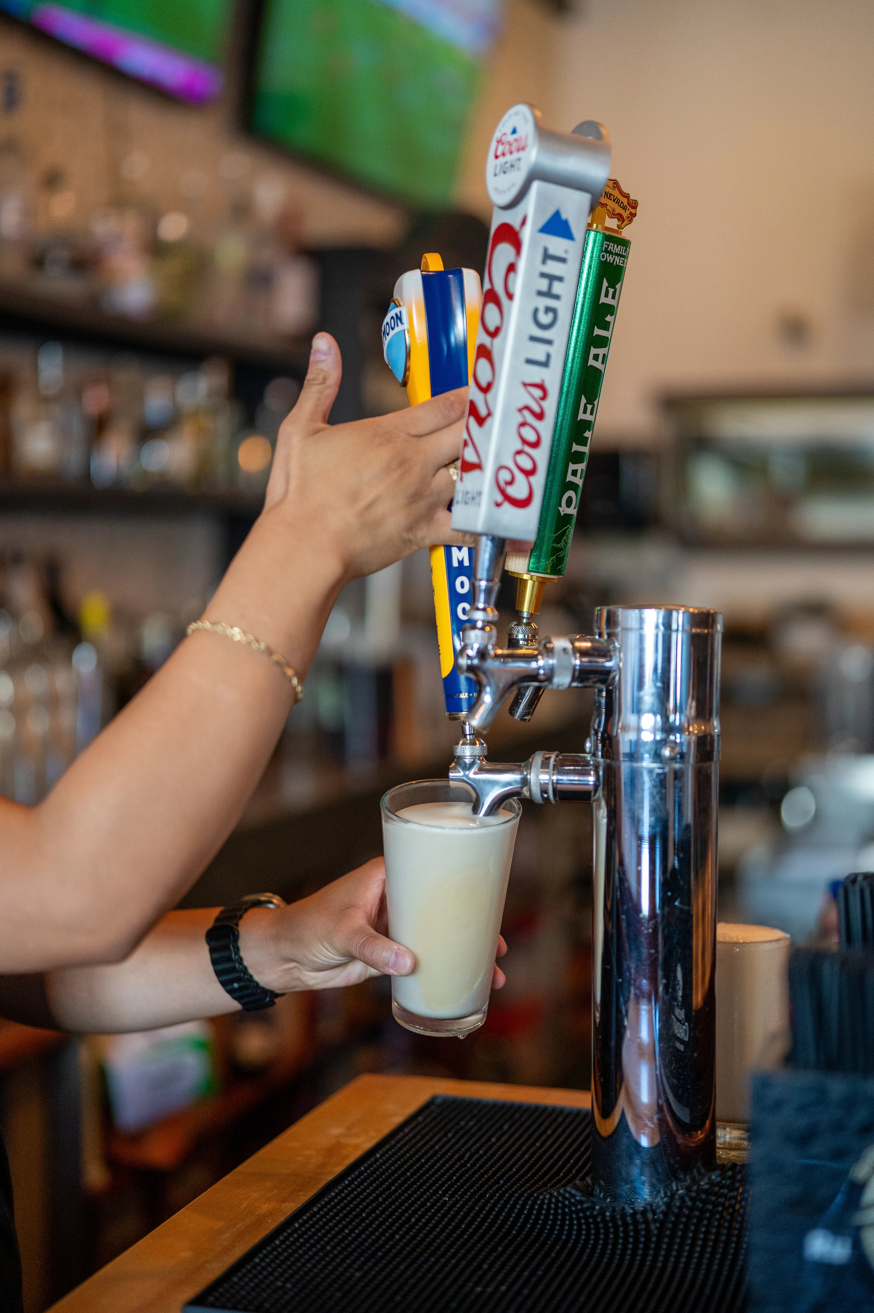 The bar at Mr. Burro Cafe