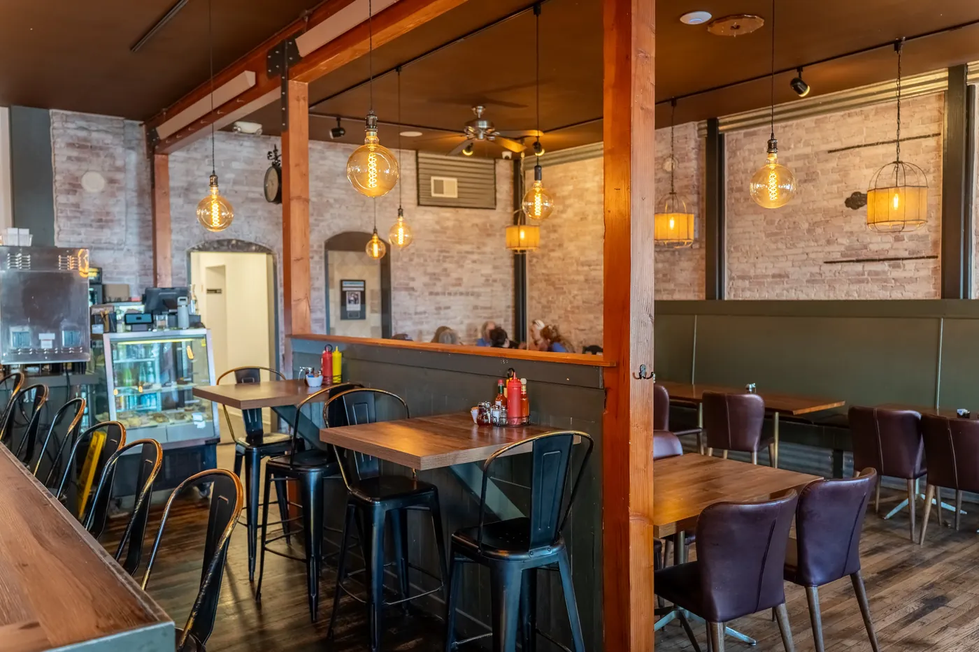 Inside the cafe